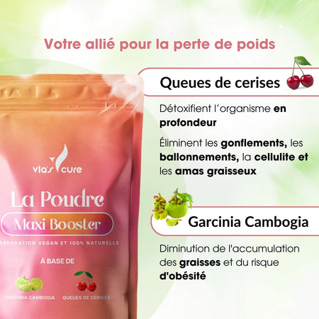 Le Maxi Booster Draineur - Queues de cerises (Ventre Plat)